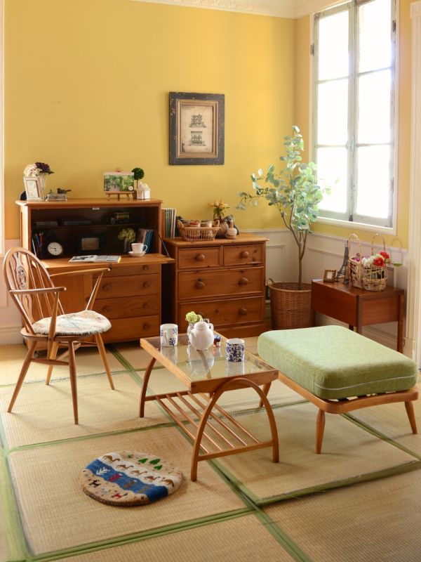 アーコール社のおしゃれなスツール、ヴィンテージのオットマン(z-100-c