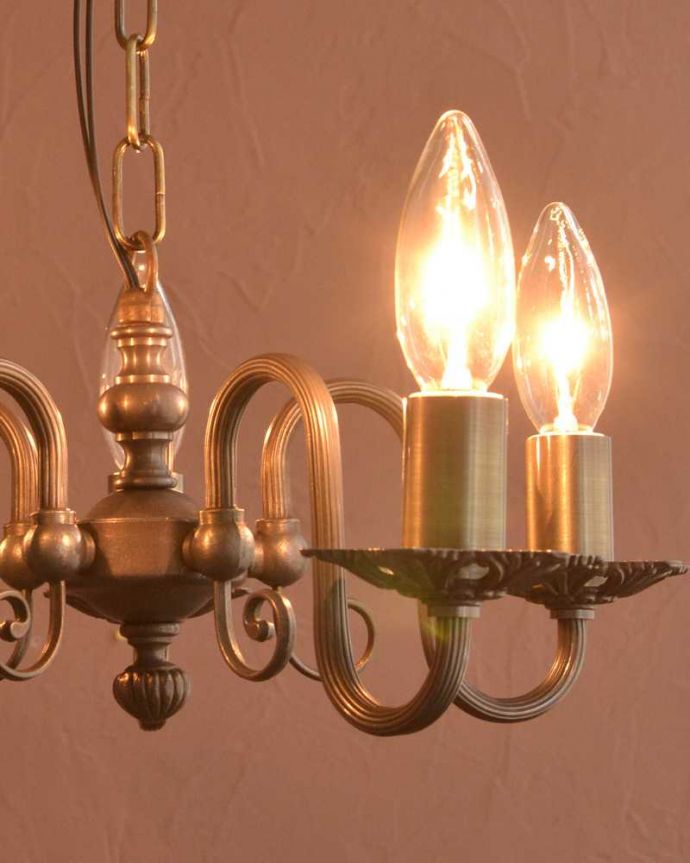 昭和レトロ シャンデリア シャンデリ ゴージャス 旅館 ライト 電球