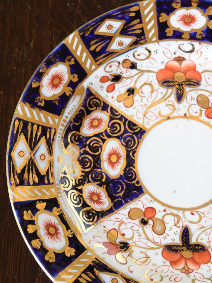 英国アンティークのおしゃれな食器、伊万里IMARIスタイルのプレート(18