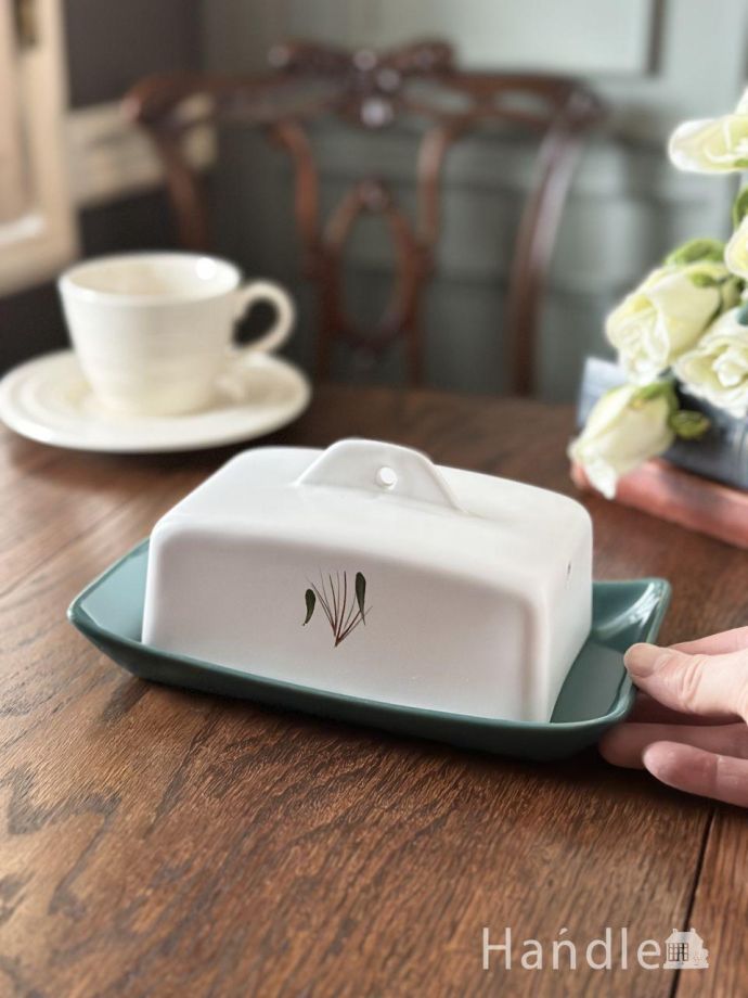 デンビー社（DENBY）のビンテージ食器、GREEN WHEAT(青い麦穂）の