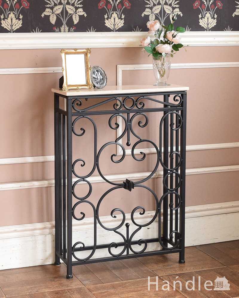 ☆希少!大理石天板フランスアンティーク☆ コンソールテーブル 机