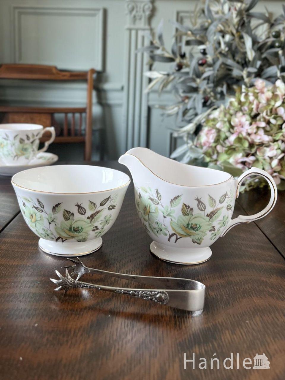 Susie Cooper スージークーパー ドレスデンスプレイ シュガーボウル