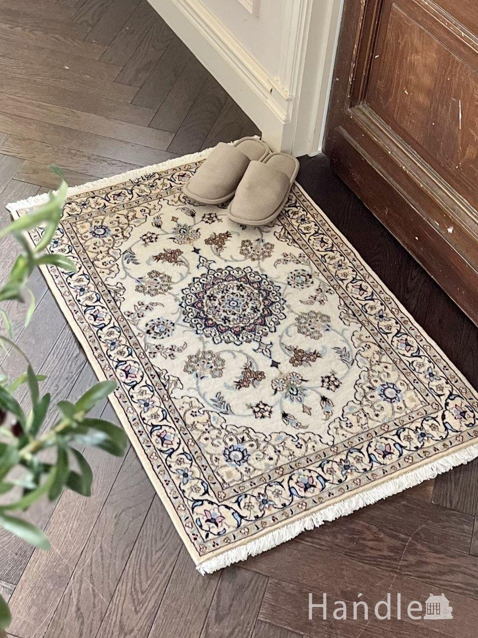 最高級ペルシャ絨毯の玄関マット、ナイン6Laの美しいカーペット(m-9545