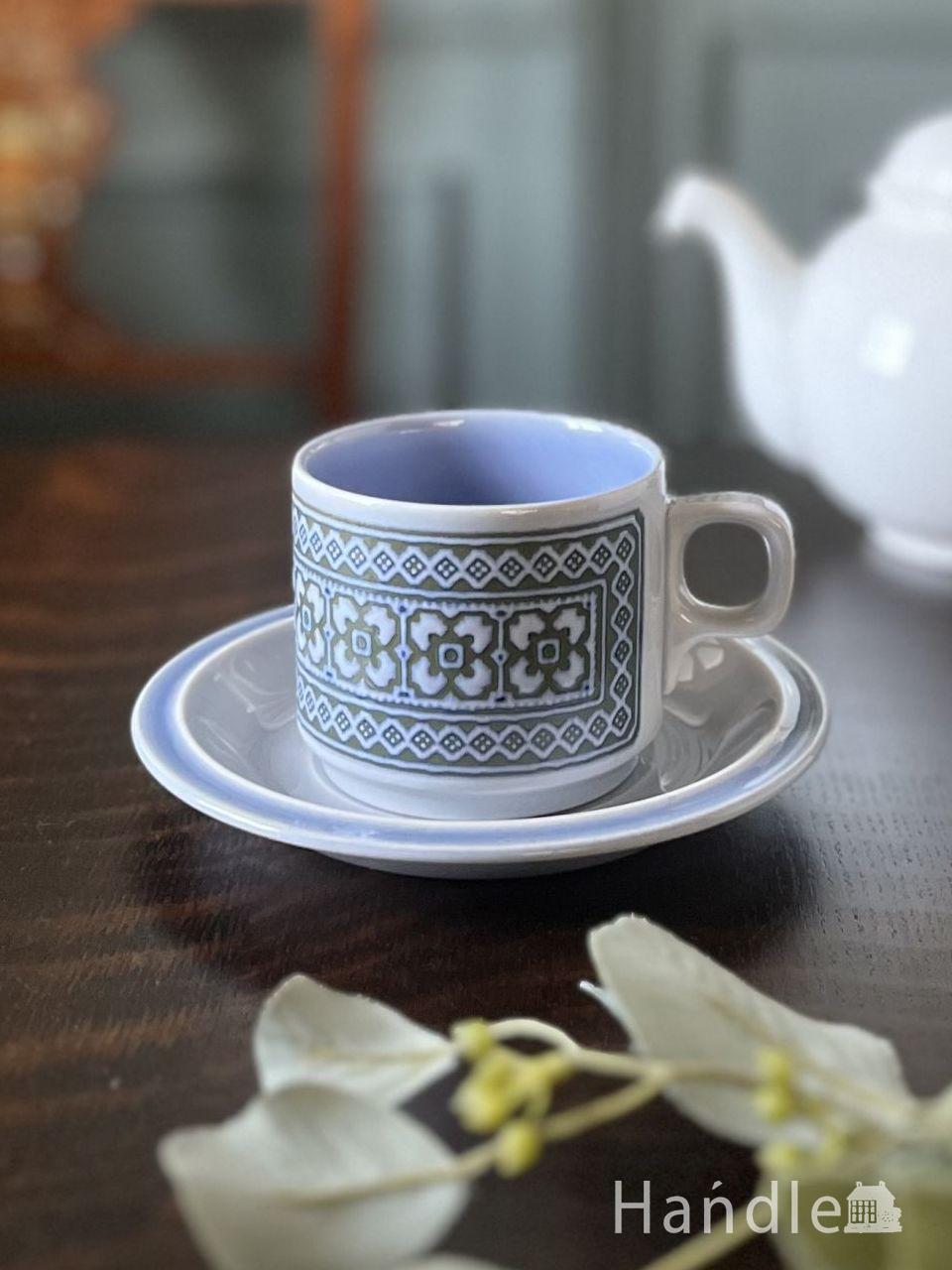 1810年代のアンティークカップ＆ソーサー、英国の名窯コールポートの