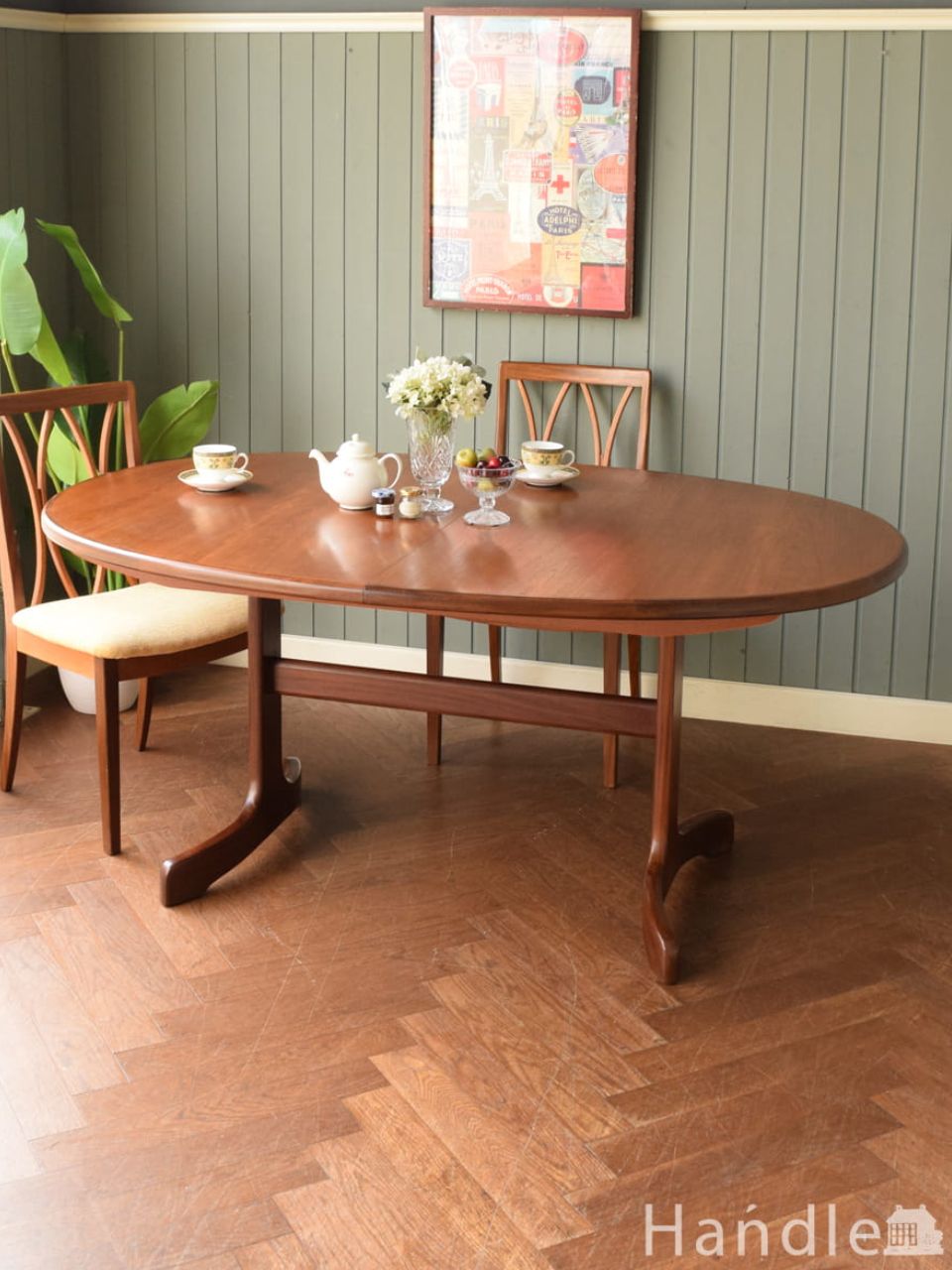 1950年代のアンティーク ダイニング テーブル(j-555-f)｜アンティーク家具