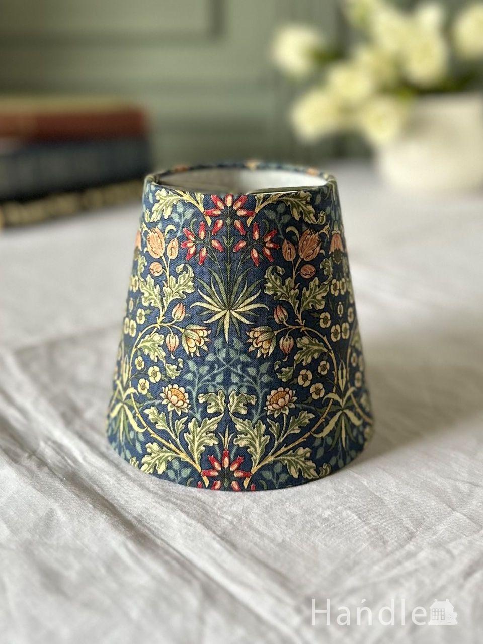 ネイビー色のFabric by BEST OF MORRISのヒヤシンス、Handleオリジナル