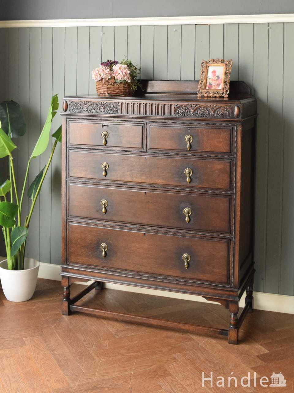 1930年代のアンティーク チェスト(k-814-f)｜アンティーク家具