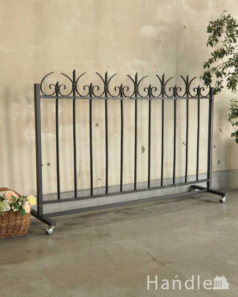 アイアン製のアンティークパーテーション（ガーデンの門扉・ゲート）(d
