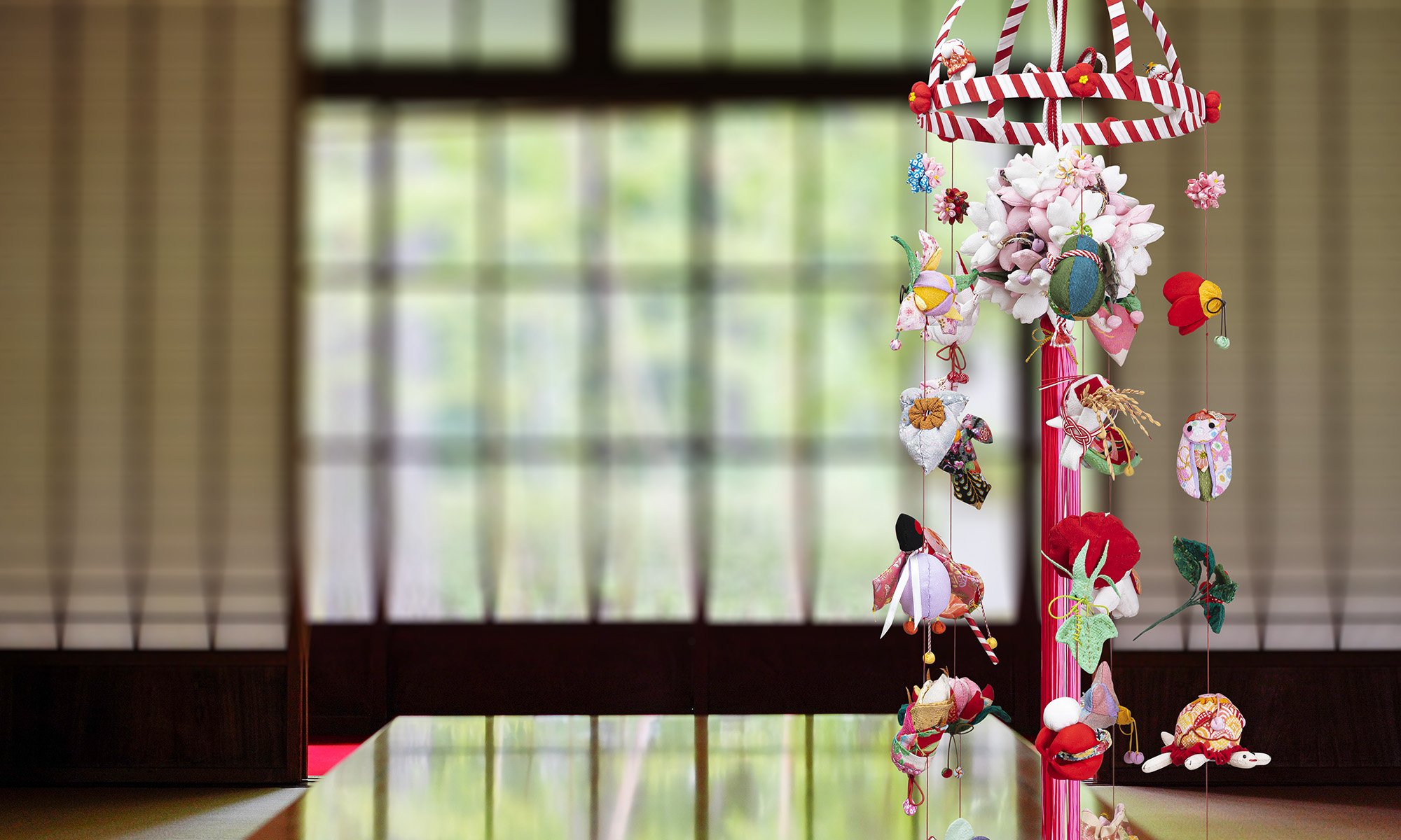 紅白つるのつるし飾り | | 手づくりショップ JUN