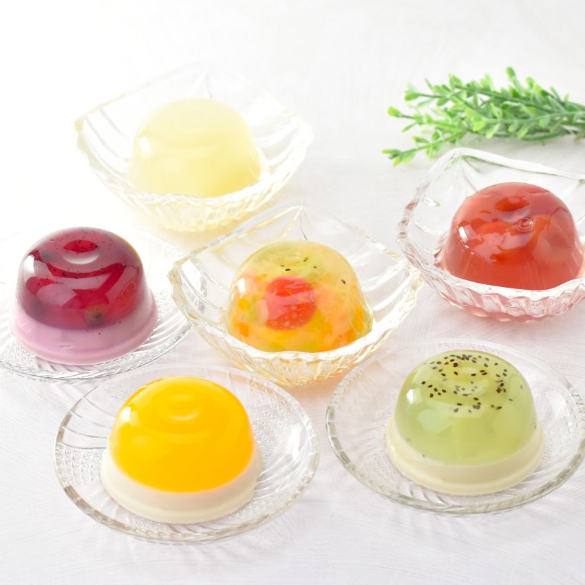 ダブルテイスト・フルーツゼリー8個詰合せ（SC-08）: HANEDA Shopping