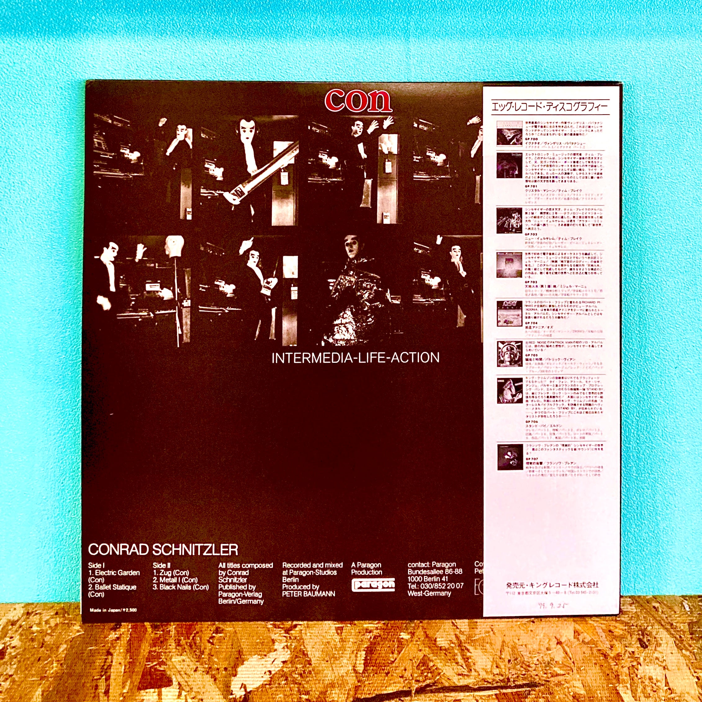 Conrad Schnitzler ‎– Con – 汎芽舎