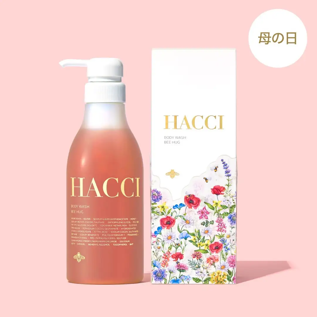 春限定BOX】ボディウォッシュ BEE HUG｜HACCI公式オンラインストア