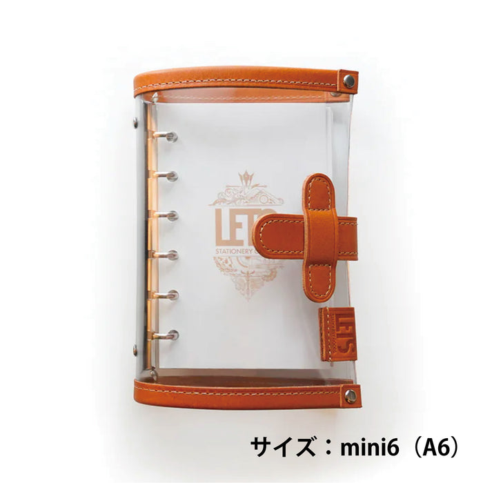 クリアシステム手帳 ミニ6-13mm ナチュラル | 八文字屋OnlineStore