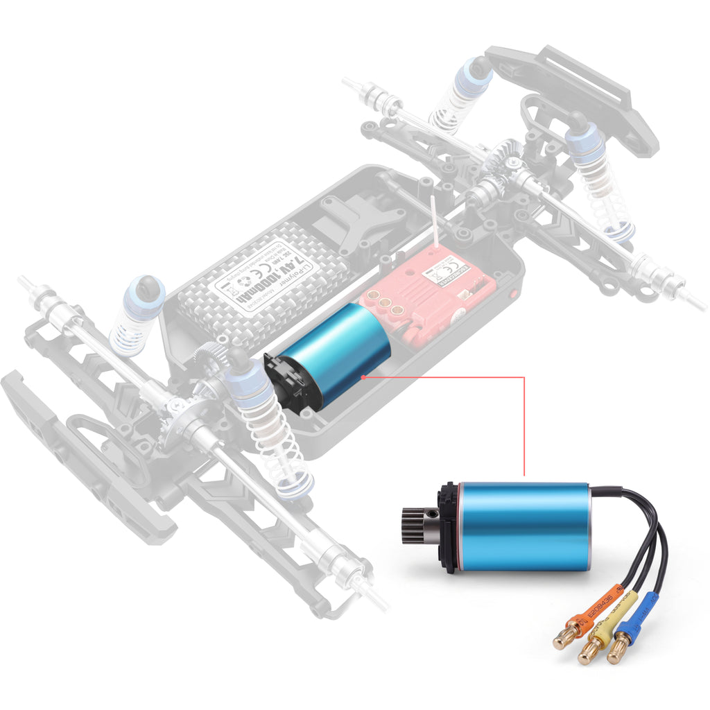 HAIBOXING 1/18TH Scale RC Cars Brushless Version Spare Parts
