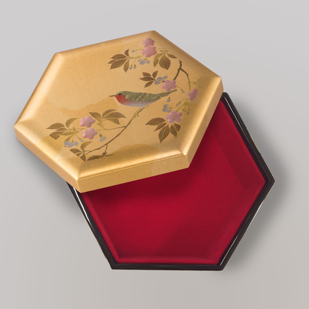 箔一 hakuichi 金箔 金沢箔 金沢 工芸品 花見鳥 小箱