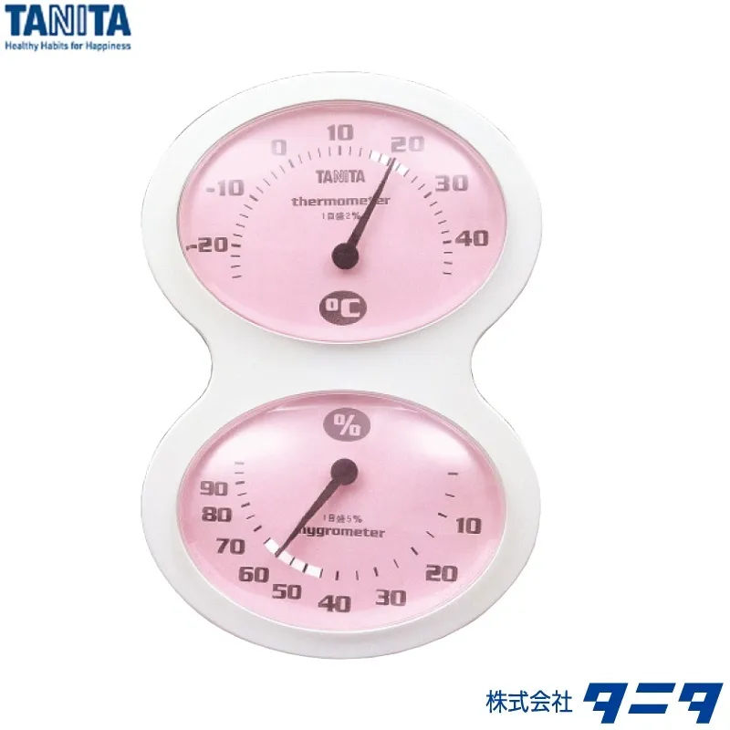 ㈱タニタ 温湿度計 TT-509-PK：ピンク/温度計・湿度計の通販