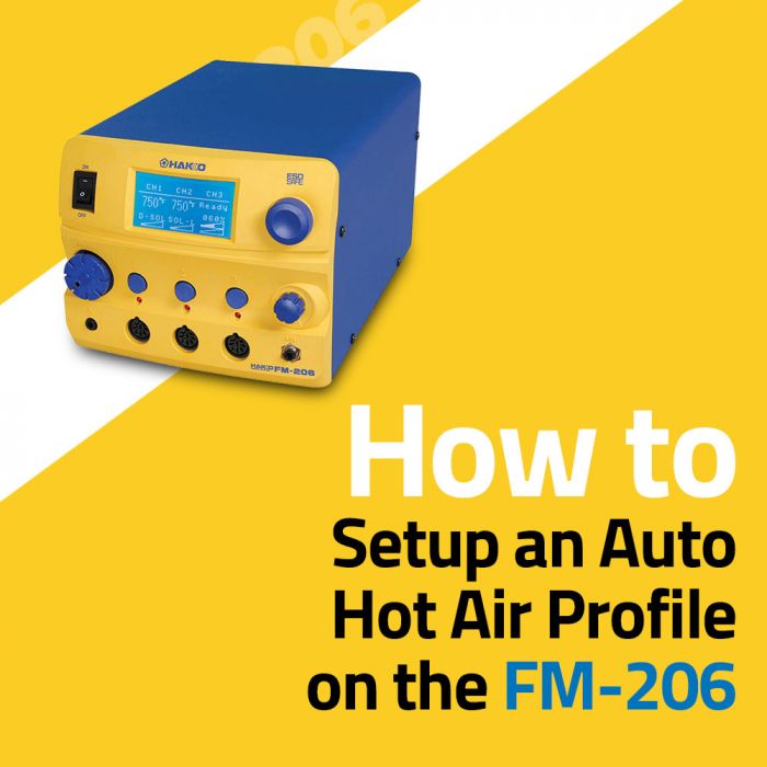 Hakko FM-206 3-Port Rework Station