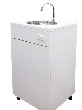 日本箱産業 おく洗 | 簡易手洗い台「おく洗」,ポータブル洗面台「おく