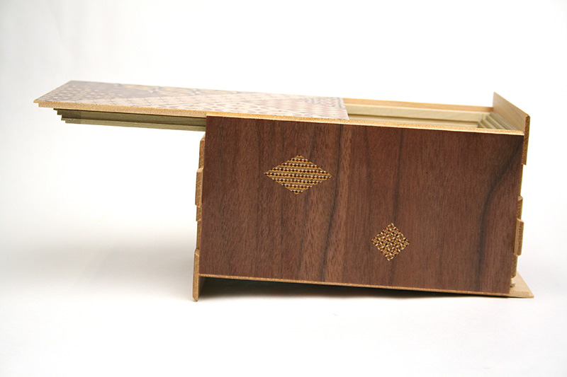 Japanese puzzle box 6sun 36+1steps Brown – Hakone Karakuri Museum