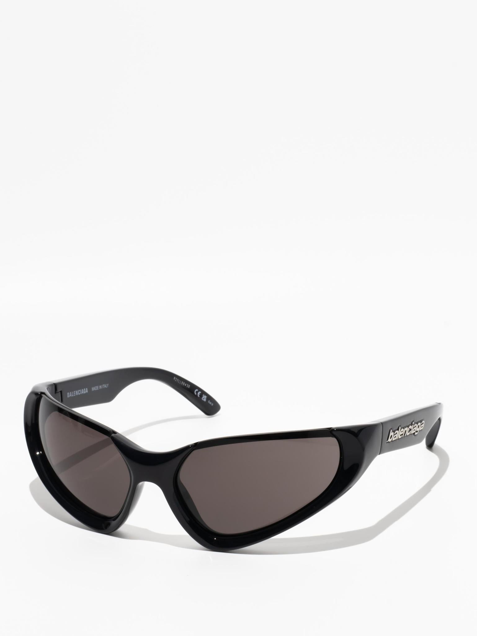 BALENCIAGA | BB0202S 001 | BLACK | XPANDER CAT SUNGLASSES – Hall