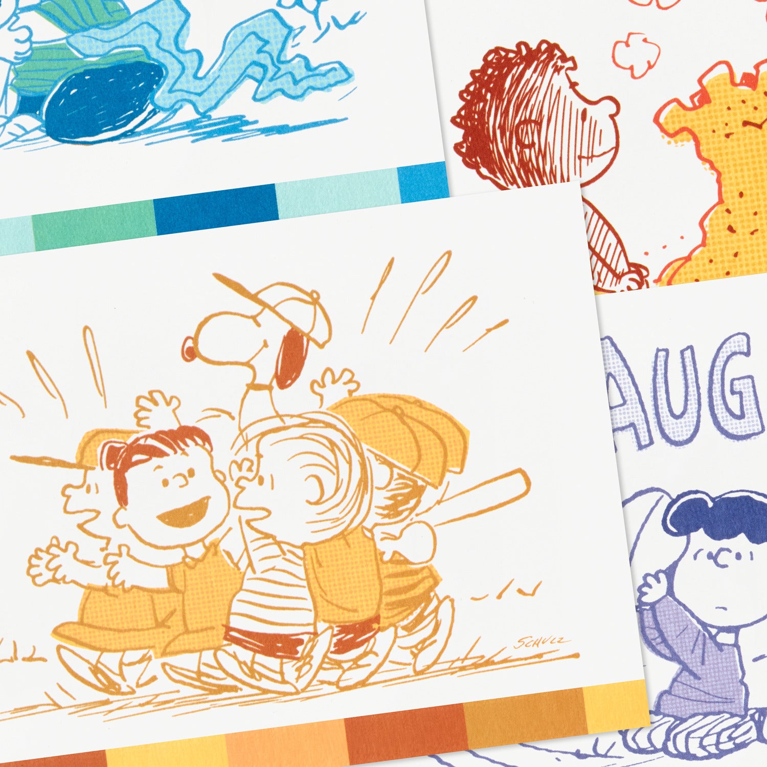 Peanuts® 75周年 スヌーピーと仲間たち ブランクカードアソート