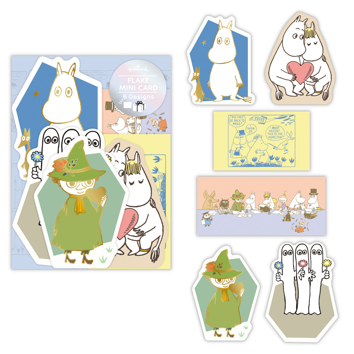 ムーミン ムーミン谷の仲間たち【多目的／フレークミニカード】｜日本