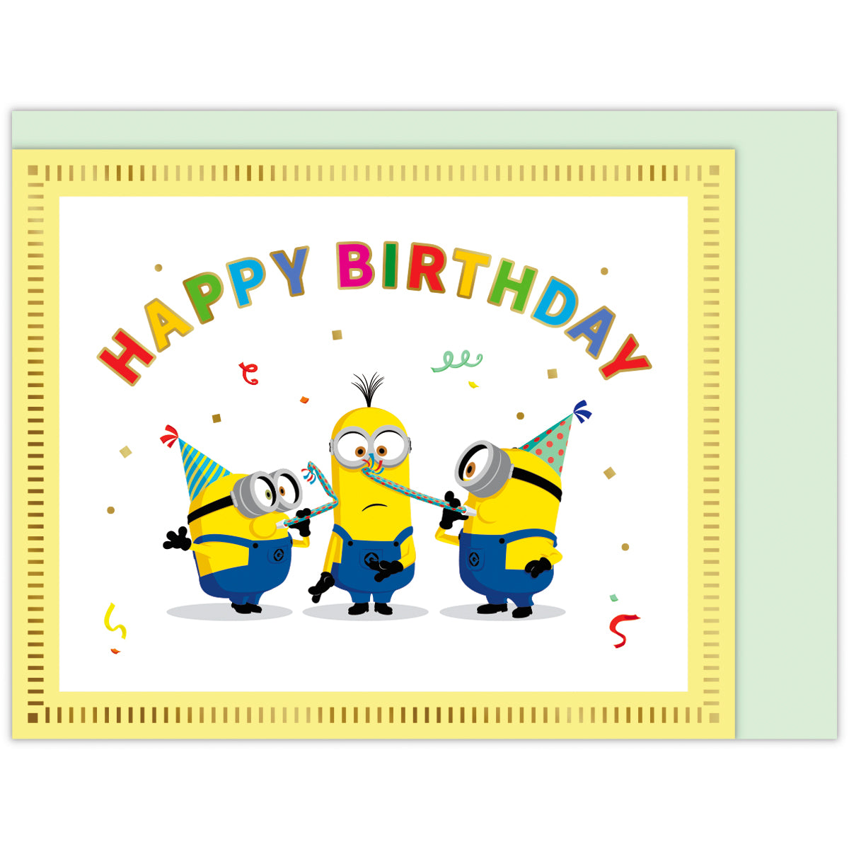 ミニカード ミニオンズ ミニオン パーティー【誕生お祝い／立体ミニ