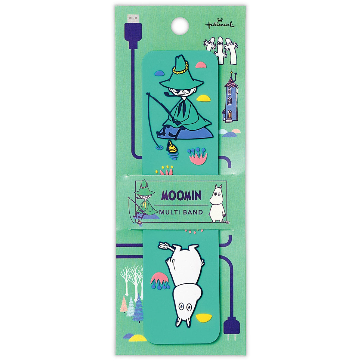 ムーミン Little Happiness グリーン【マルチバンド】｜日本ホール