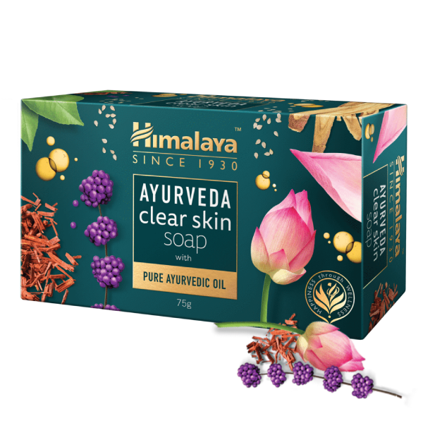 ヒマラヤ社 アーユルヴェーダクリアスキンソープ 1個/75g カナカタイラ