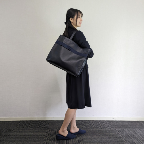 完全日本製 完全自立型 お受験ママバッグ スクエア型 ビッグトート