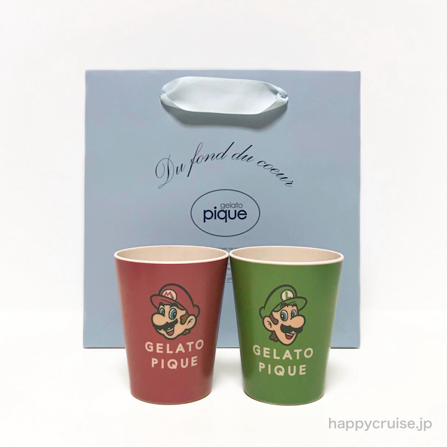 ジェラピケ×スーパーマリオ第3弾】マリオ＆ルイージのドリンクカップが