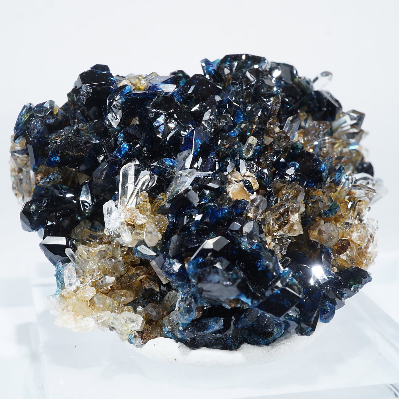 高品質》カナダ Yukon準州産 ラズライト(天藍石)・水晶 – 天然石