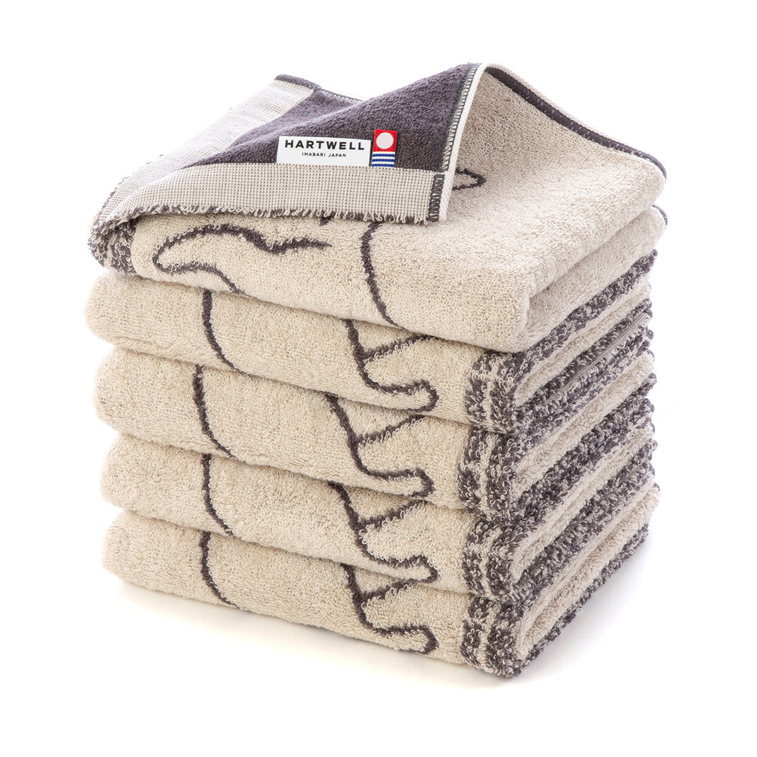 5枚セット すやねこ フェイスタオル｜今治の老舗タオルメーカー