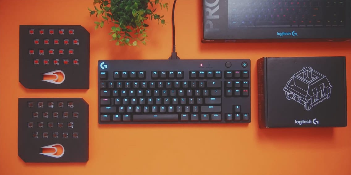 SWAPPABLE Switches! Logitech G PRO X Keyboard Review