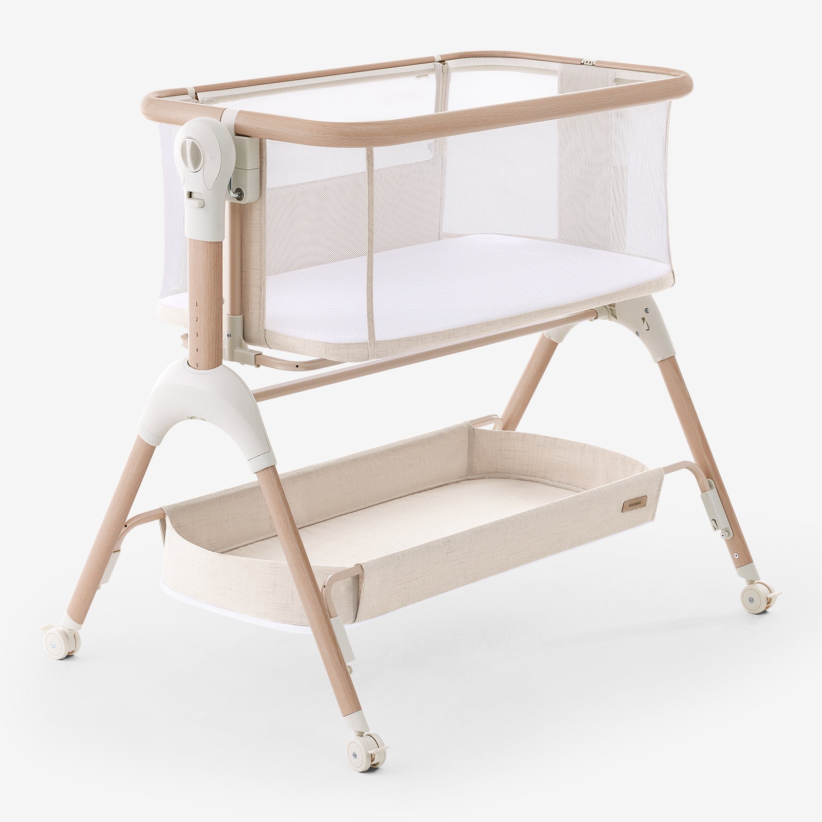 HARPPA Cuddly Signature | 3-in-1 Rocking Baby Bassinet & Bedside