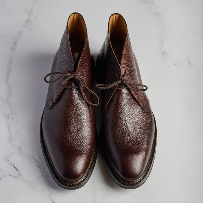 Dark Brown Country Calf Brecon Chukka by Crockett & Jones