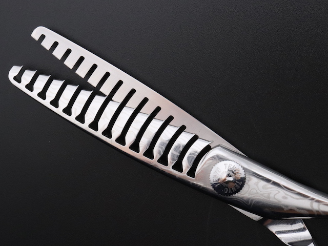 天洋 ダマスカス両刃セニング50 美容師用 理容師用 中古セニング