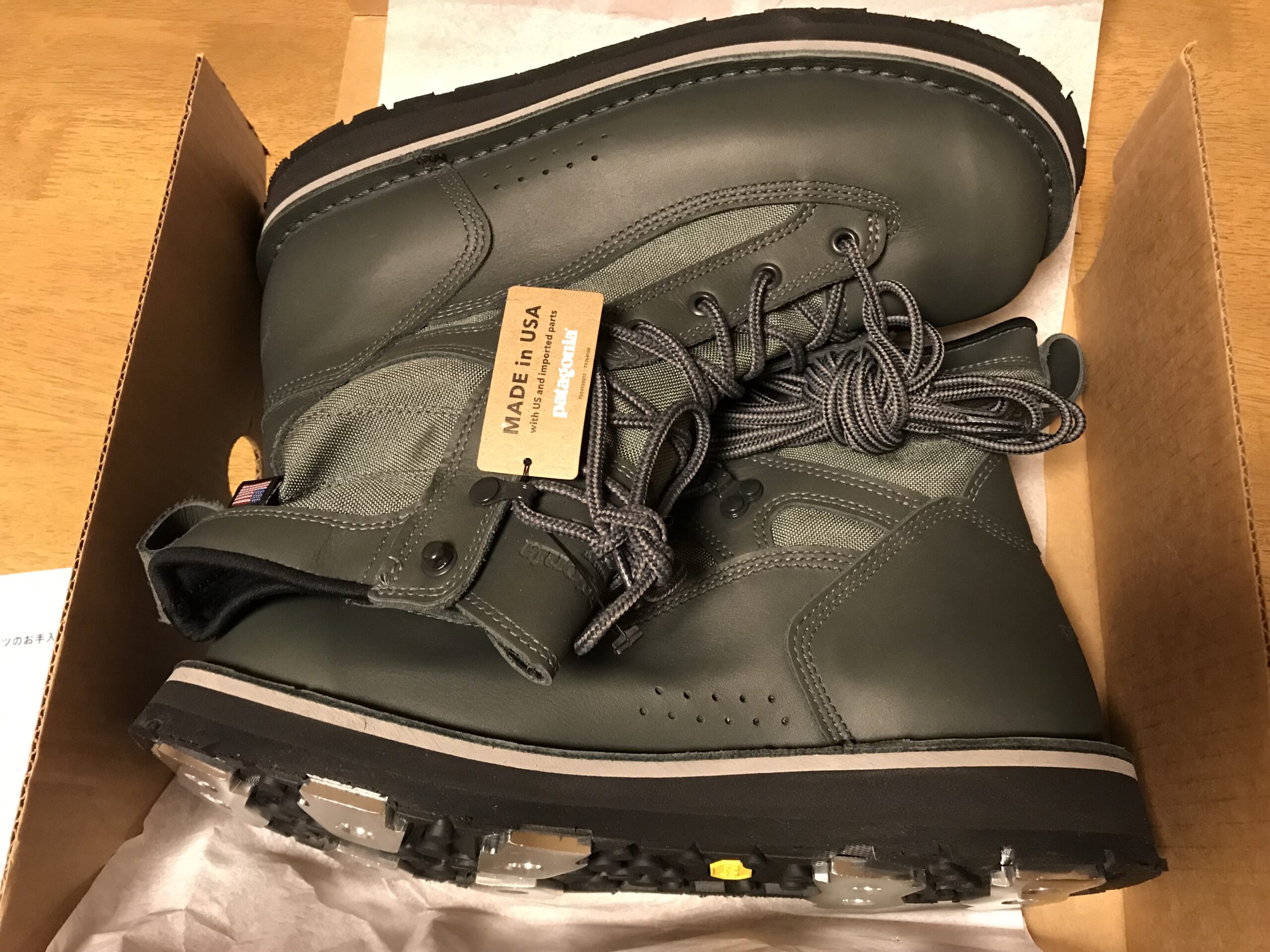 パタゴニアとダナー社のコラボウェーディングブーツ！1サイズ小さめが