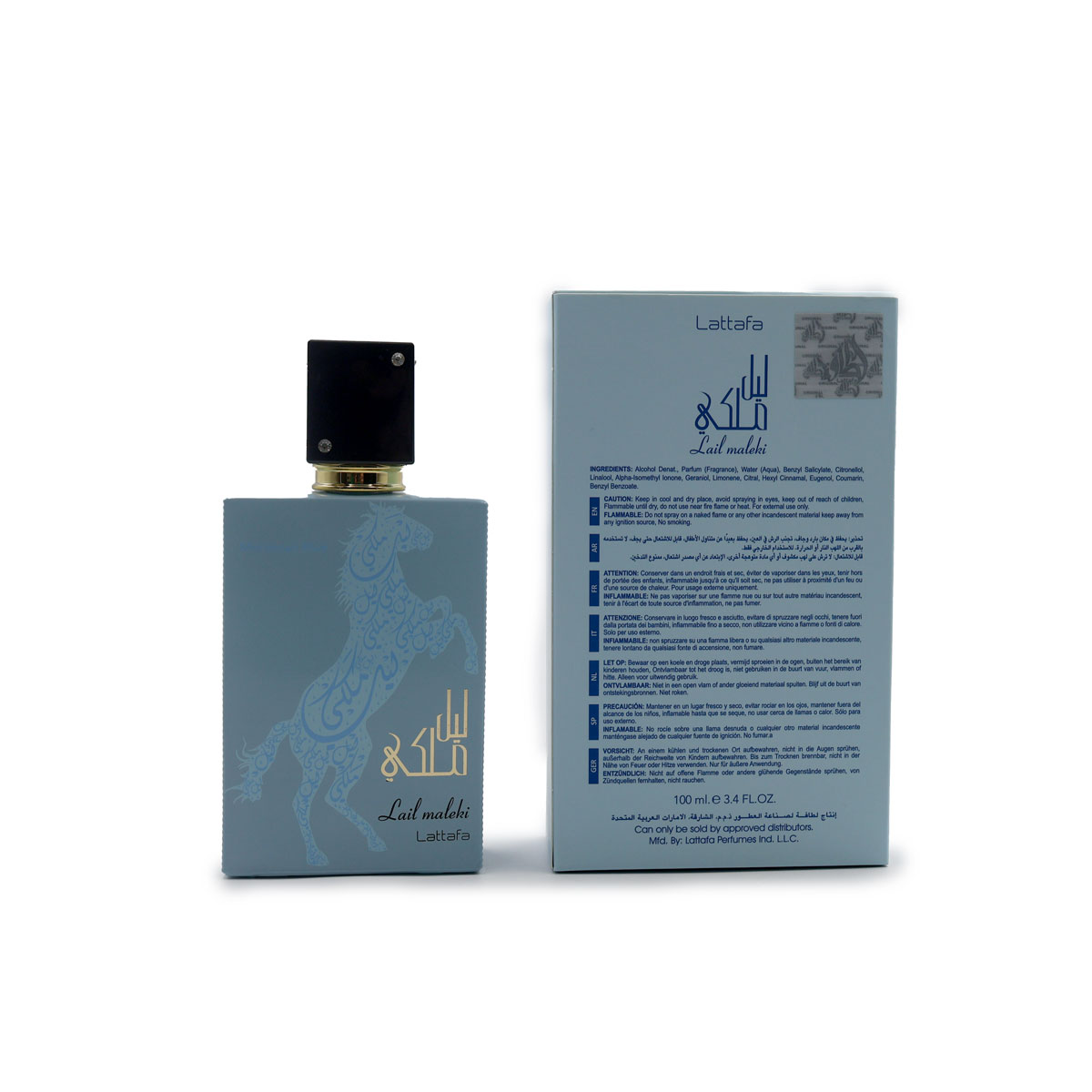 LAIL MALEKI MOROCCAN BLUE 100ML EAU DE PARFUM BY LATTAFA