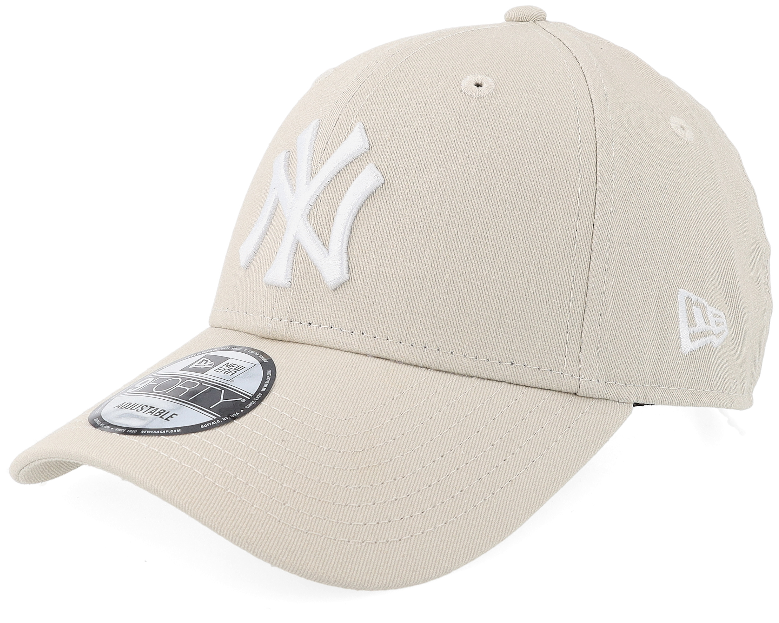 New York Yankees League Essential 9FORTY Stone/White Adjustable