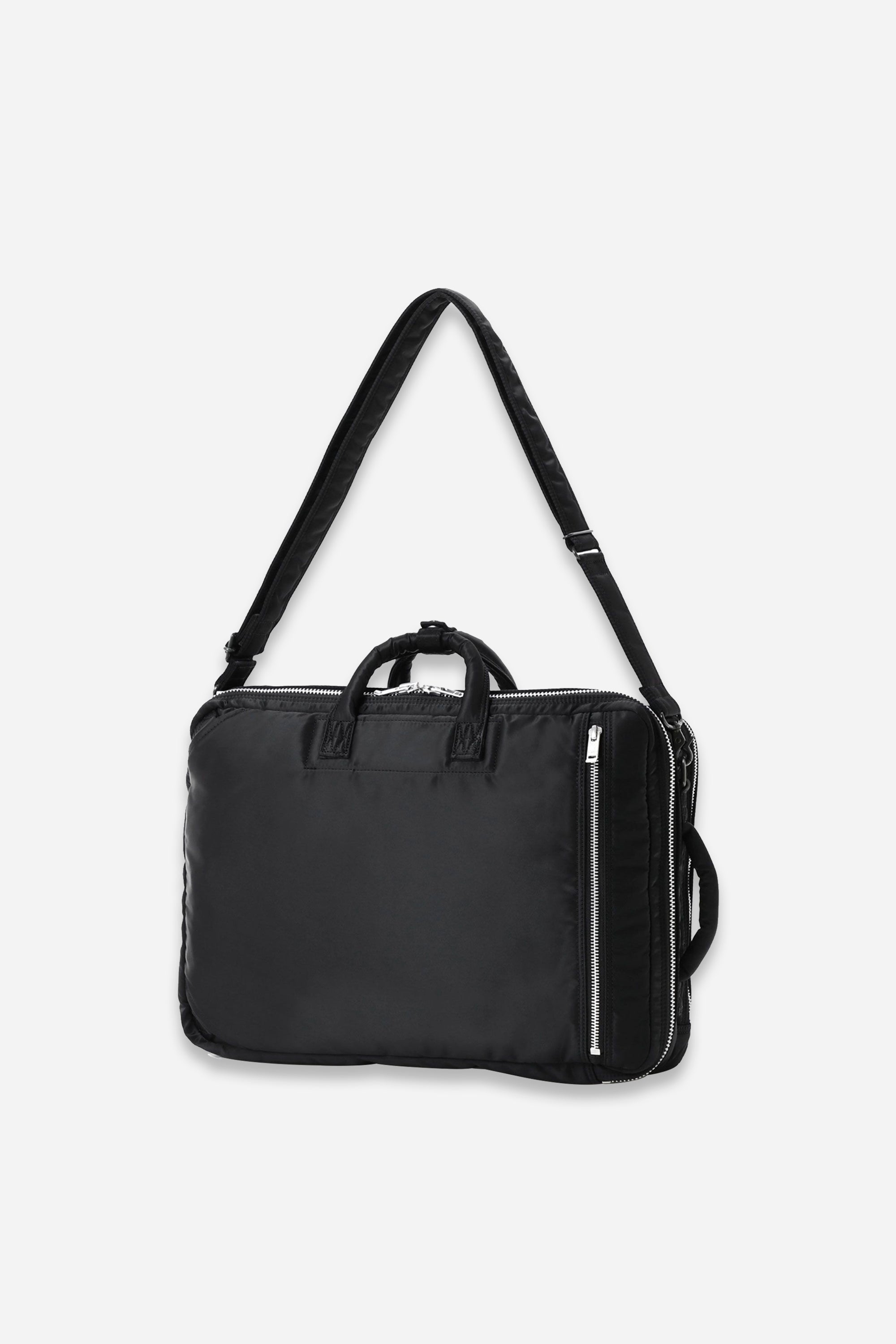 Porter Yoshida & Co. Tanker 3Way Document Bag (W-Zip) Black