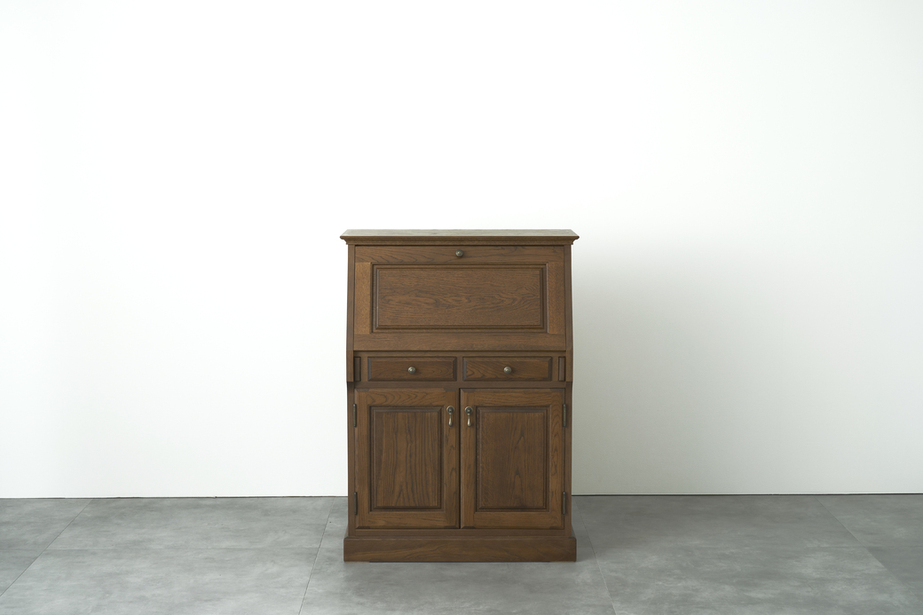 収納家具「ライティングビューロー(スツール付)(COT-102)」 | 葉山家具