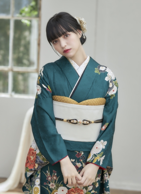 緑/グリーン/古典柄/レトロ/モード】の成人式振袖人気ランキング/TR