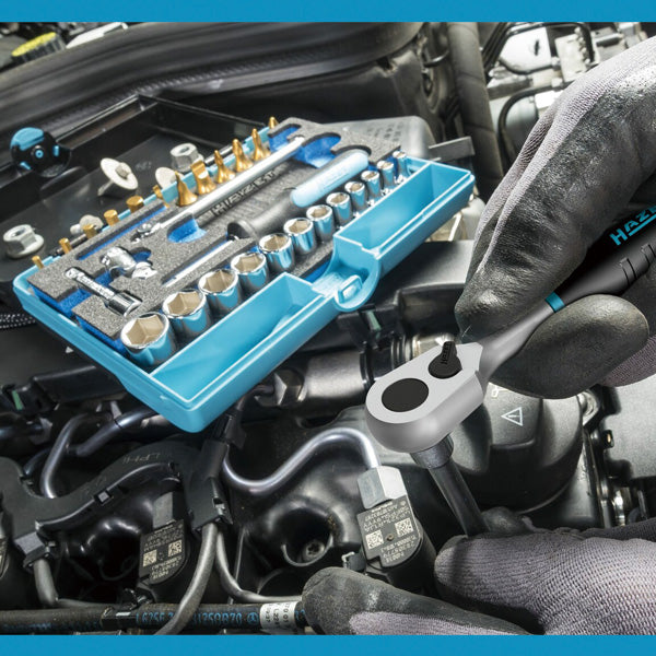 854 ラチェットソケットセット1/4 30個組 – HAZET JAPAN