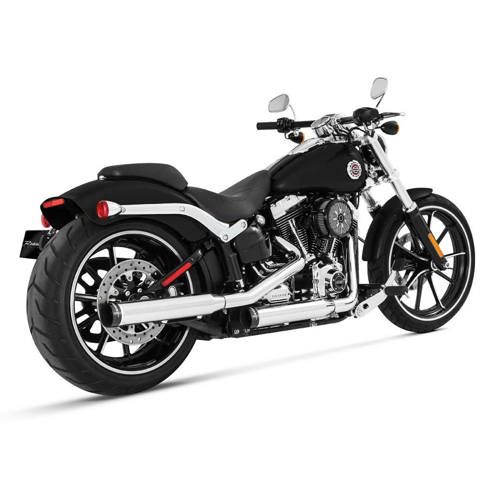 2007～2017 ソフテイル 3インチ・ツインスラッシュ スリップオン