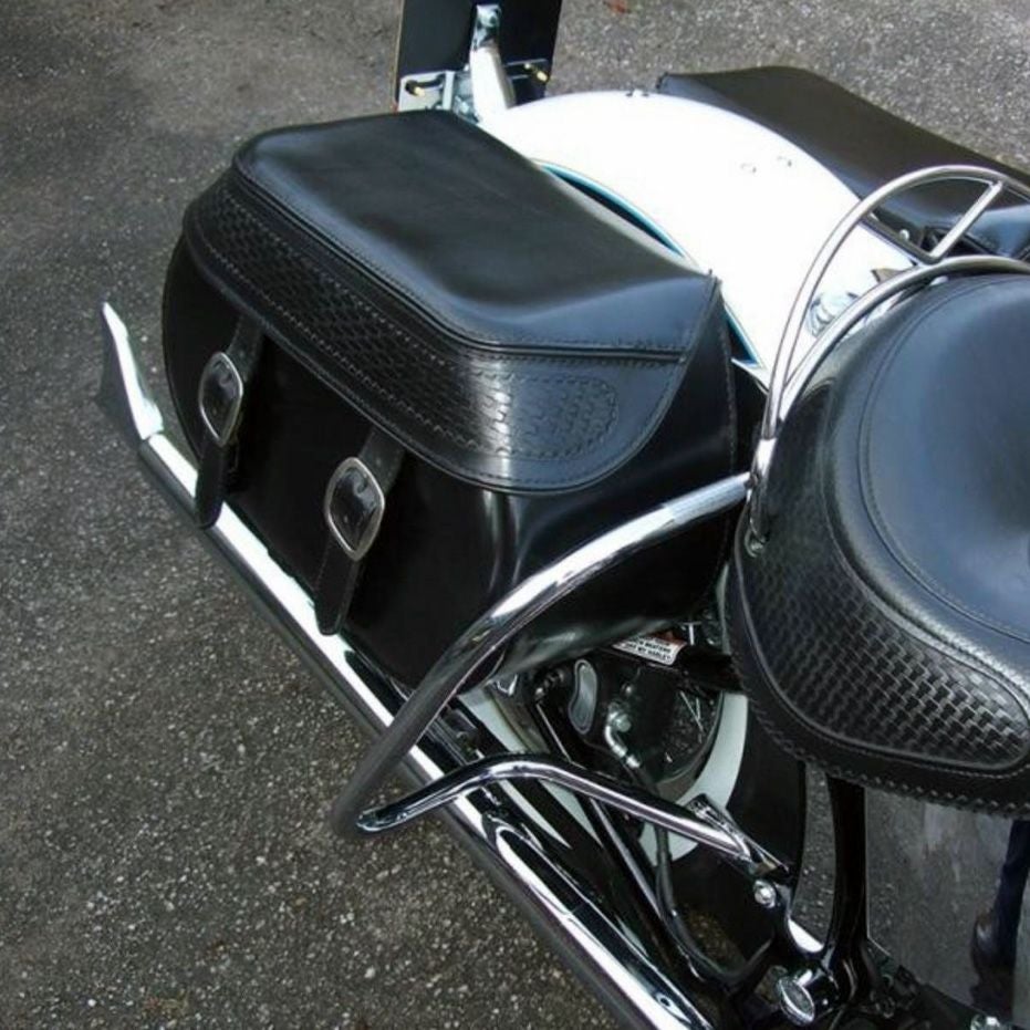 クローム・リアサドルバッグガード |ハーレーパーツ専門店 HDパーツ