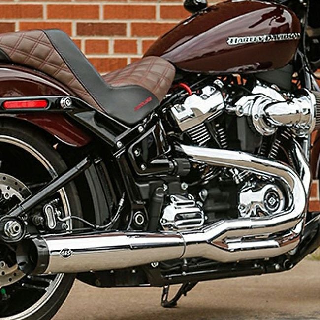 バッサーニ ROAD RAGE 2into1 マフラー クローム |ハーレーパーツ専門