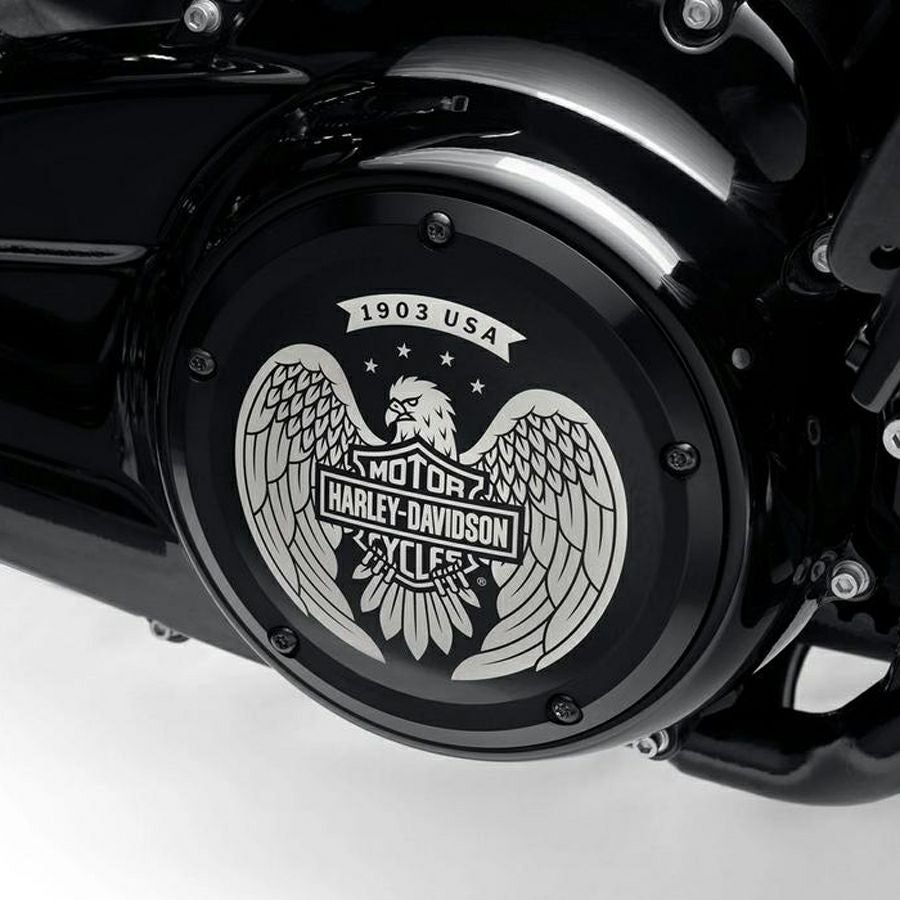 ハーレー、ツーリングM8用 ハーレー純正ダービーカバー｜ハーレー