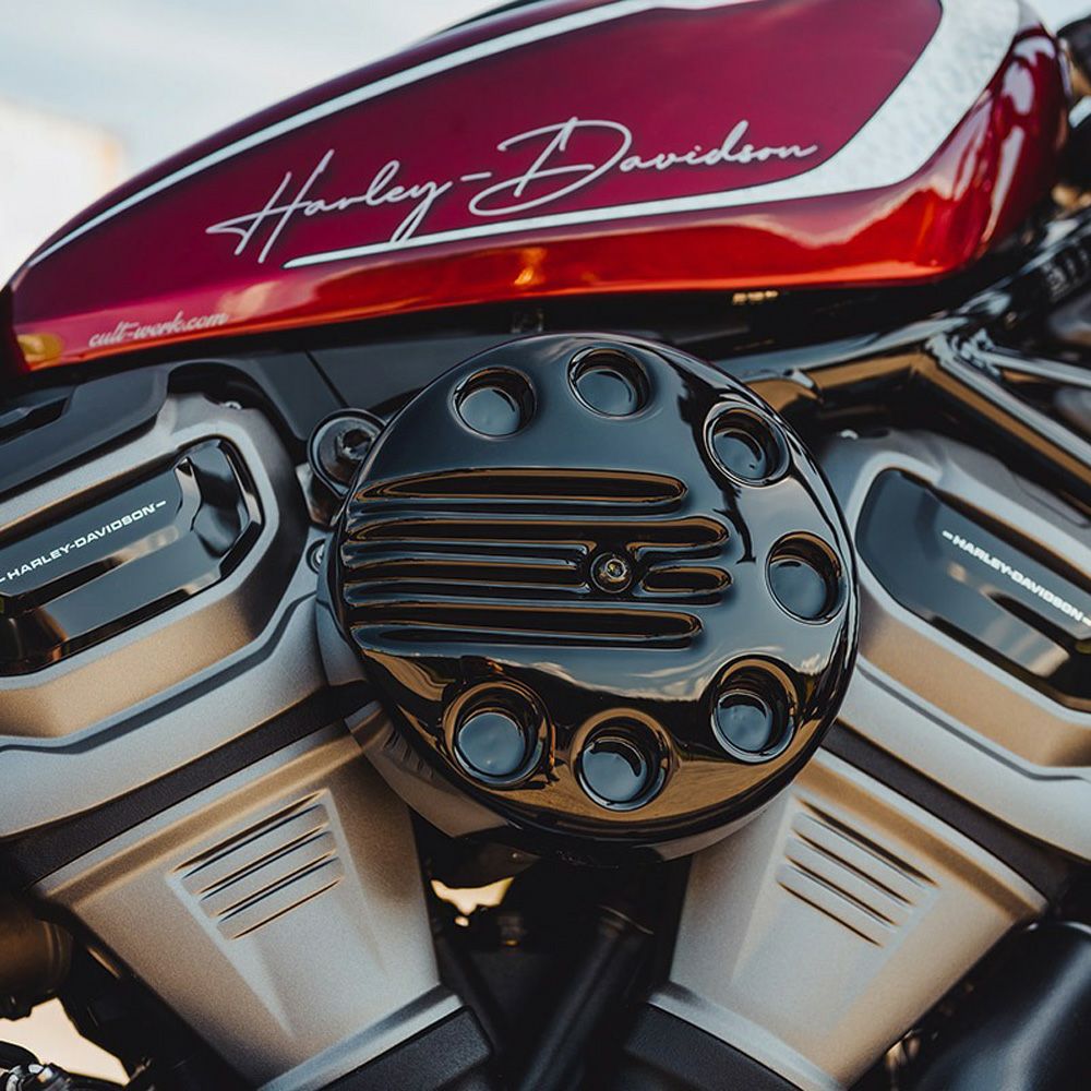 ハーレー アドバーサリー カムスプロケットメダリオン グラファイト