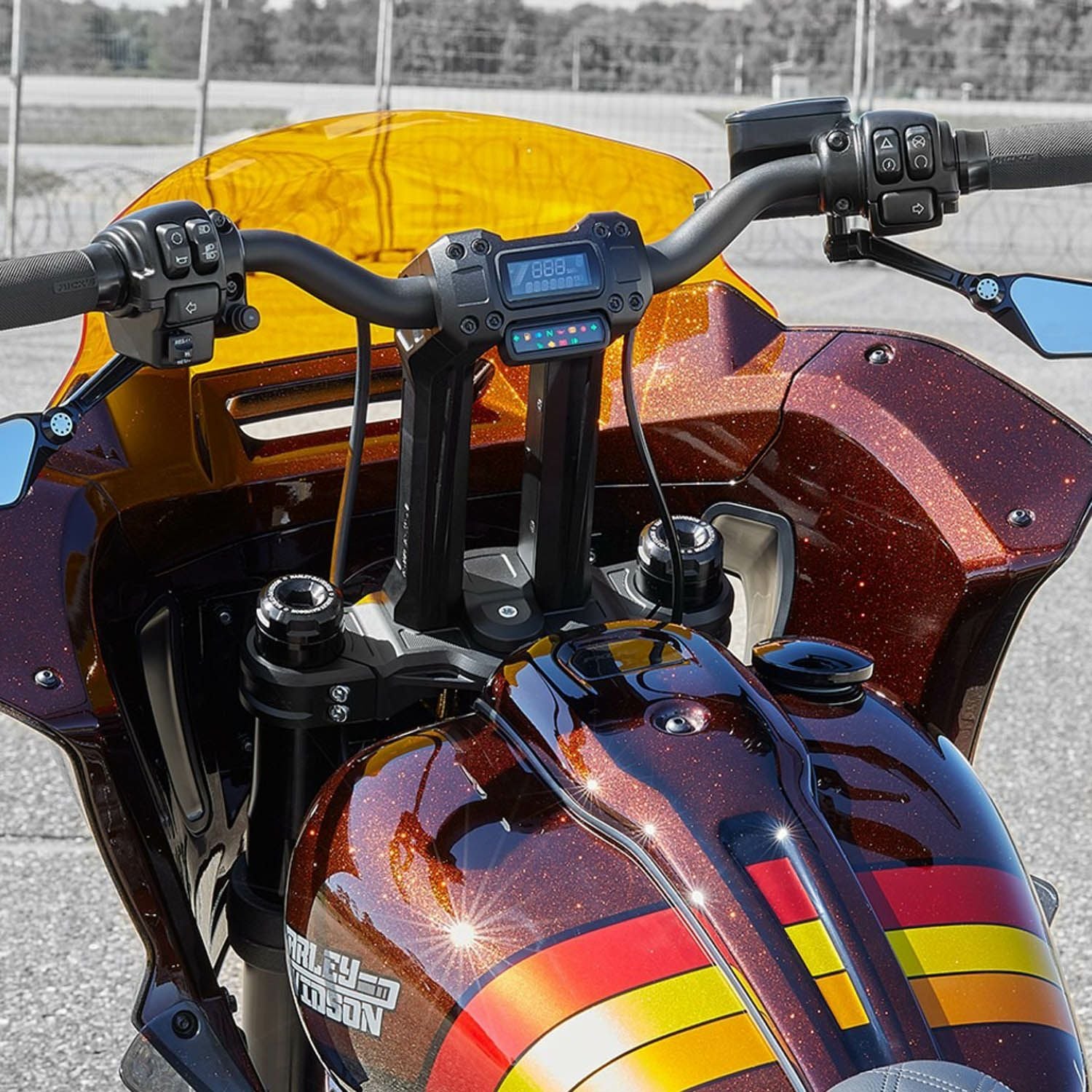 ハーレーハンドル用 Ricks ライザー